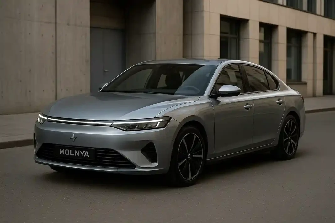 Molnija – Russisches Elektroauto 2025 Molnija Elektroauto 2025 – kompakte elektrische Limousine mit moderner Technologie