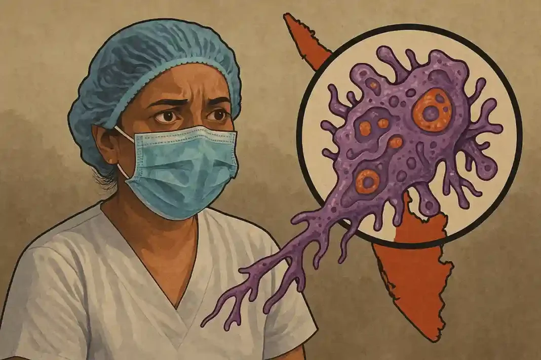 amoeben-enzephalitis-kerala-2025 Gesundheitspersonal in Kerala reagiert auf den Ausbruch der seltenen, tödlichen Amoeben-Enzephalitis 2025