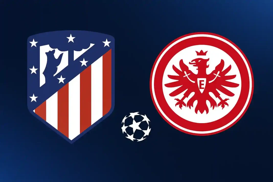 Atlético Madrid gegen Eintracht Frankfurt in der UEFA Champions League 2025 im Estadio Metropolitano