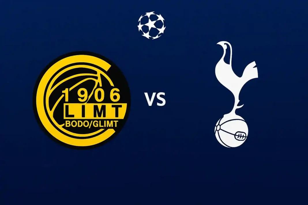 Bodø/Glimt gegen Tottenham Hotspur in der UEFA Champions League 2025 im Aspmyra Stadion
