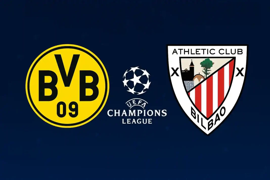 Borussia Dortmund trifft auf Athletic Bilbao in der Champions League 2025 – Spiel, Tore und Highlights.