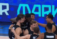 Deutschland schlägt Türkei 88:83 – EuroBasket 2025 Finale in Riga Deutsche Basketballnationalmannschaft feiert den Sieg gegen die Türkei im EuroBasket 2025 Finale in Riga.