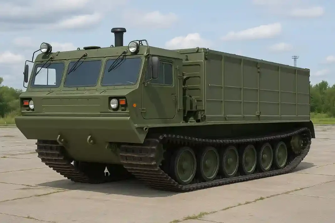 Zerstörung der russischen amphibischen Transportmaschine DT-10 Vityaz durch ukrainische Streitkräfte 2025
