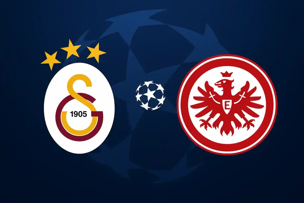 Galatasaray gegen Eintracht Frankfurt Champions League 2025 Spielszene