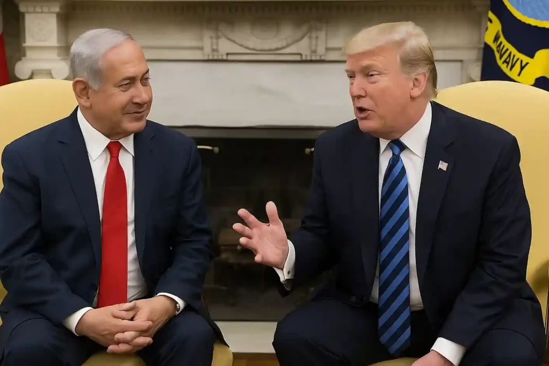 gaza-trump-friedensplan-2025 „US-Präsident Donald Trump präsentiert Friedensplan für Gaza 2025“