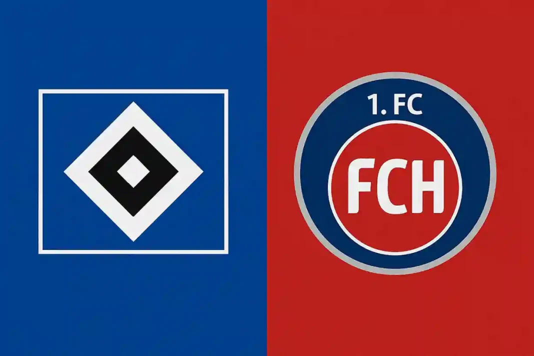 "Spielanalyse Hamburg SV gegen Heidenheim Bundesliga 2025 mit Spieleraufstellungen und Ergebnissen