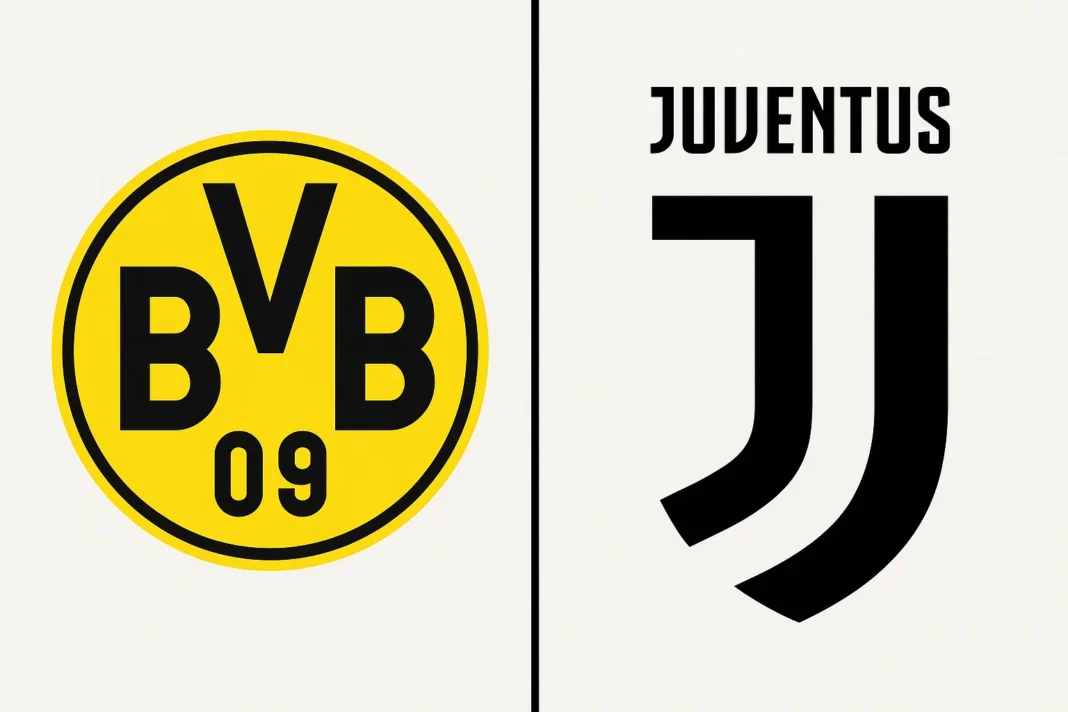 juventus-vs-borussia-dortmund-champions-league-2025-2026 Spielszene von Juventus gegen Borussia Dortmund in der UEFA Champions League 2025/26