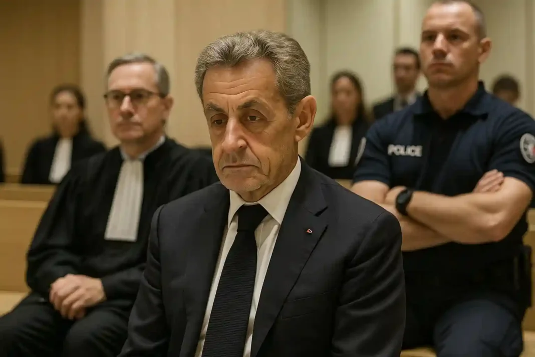 nicolas-sarkozy-libyen-prozess-2025 Nicolas Sarkozy vor Gericht im Libyen-Prozess 2025 – politischer Skandal und Korruptionsvorwürfe.
