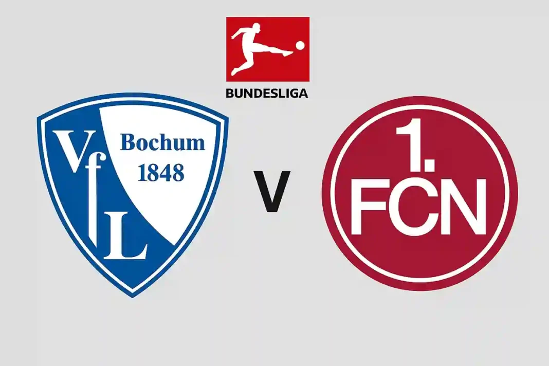 nurnberg-vs-bochum-2-bundesliga-2025 Spiel zwischen 1. FC Nürnberg und VfL Bochum in der 2. Bundesliga am 20. September 2025 im Max-Morlock-Stadion.