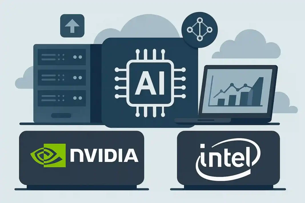 NVIDIA und Intel CEOs präsentieren die gemeinsame KI- und PC-Infrastruktur 2025