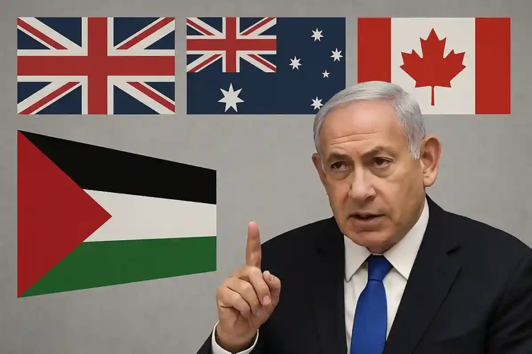 palaestina-anerkennung Internationale Anerkennung von Palästina durch Großbritannien, Kanada und Australien 2025