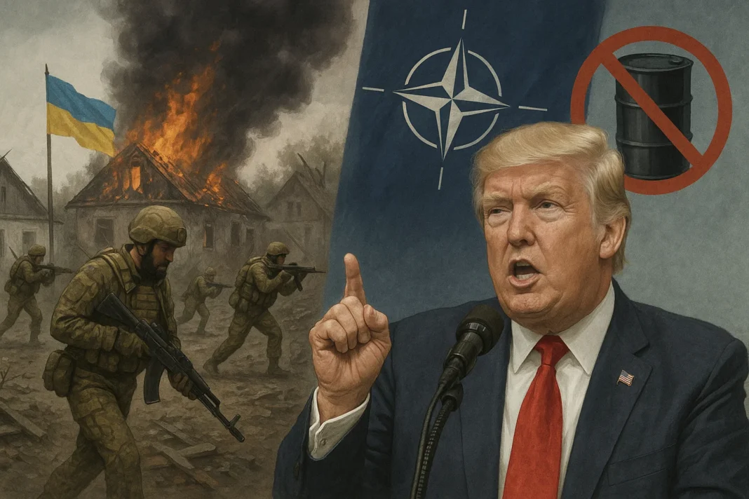 russland-ostukraine-novomykolaivka-trump Russische Truppen in Novomykolaivka, Ostukraine, während Trump NATO-Sanktionen fordert