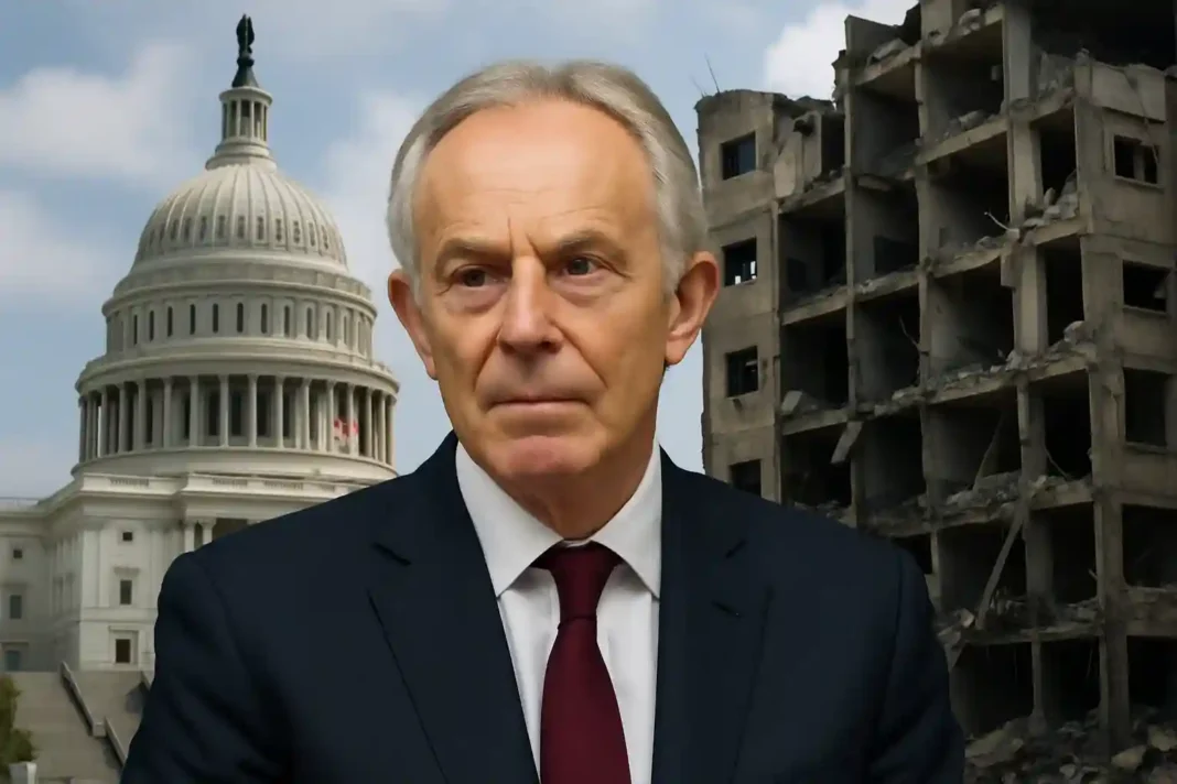 Donald Trump und Tony Blair besprechen die internationale Übergangsverwaltung für Gaza 2025