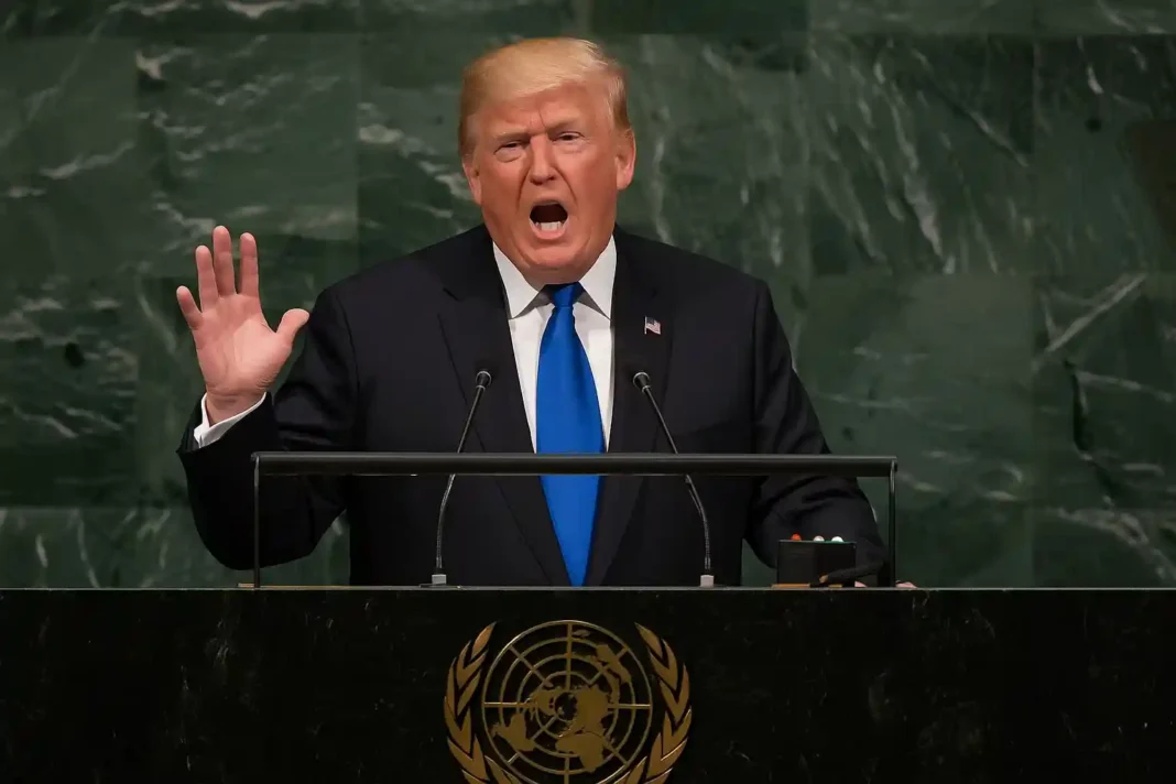 trump-un-rede-2025 Donald Trump spricht vor der UN-Versammlung 2025 in New York