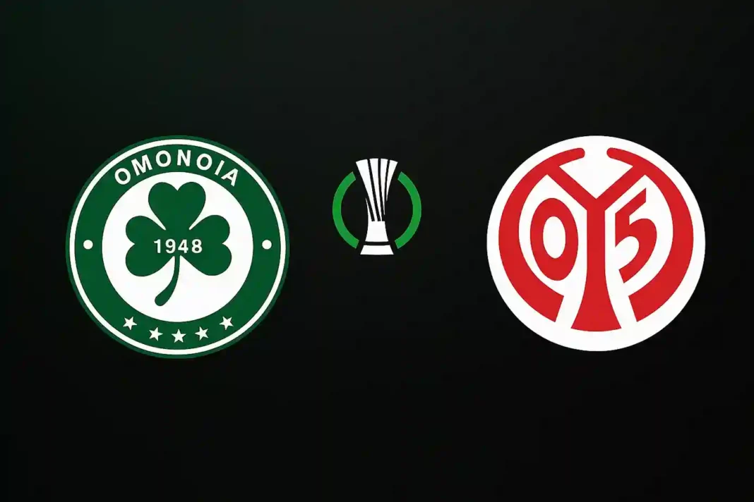 Omonia Nicosia vs Mainz 05 2025 Spielszene Omonia Nicosia gegen Mainz 05 in der UEFA Conference League 2025