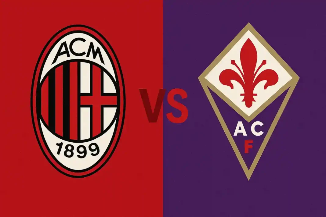 Begegnung zwischen AC Milan und Fiorentina im italienischen Serie A-Spiel am 19. Oktober 2025 im San Siro.