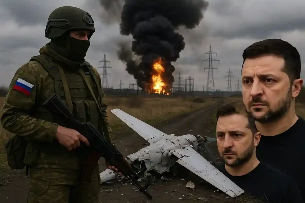 Russische Luftabwehr zerstört ukrainische Drohnen und schützt Energieinfrastruktur. Titel: arbeitssicherheit-ukraine-drohnenangriffe