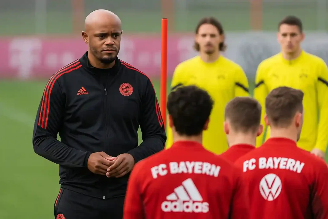 Spielszene zwischen Bayern München und Borussia Dortmund im Der Klassiker