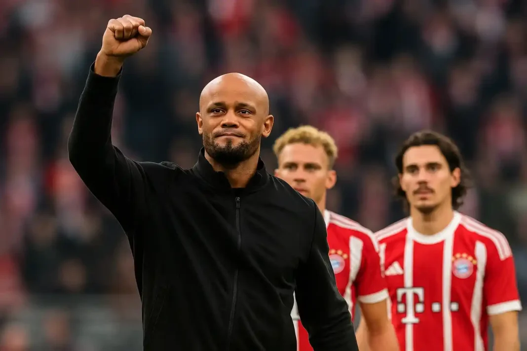 Vincent Kompany als neuer Trainer des FC Bayern München 2025