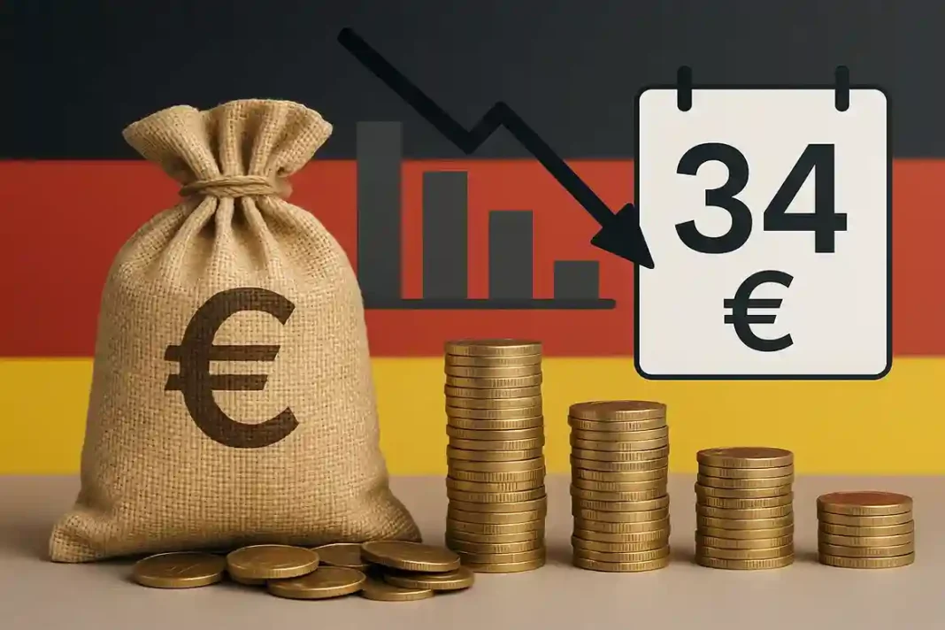 Deutscher Finanzminister Lars Klingbeil erläutert das geplante Sparpaket 2027 vor Pressevertretern.