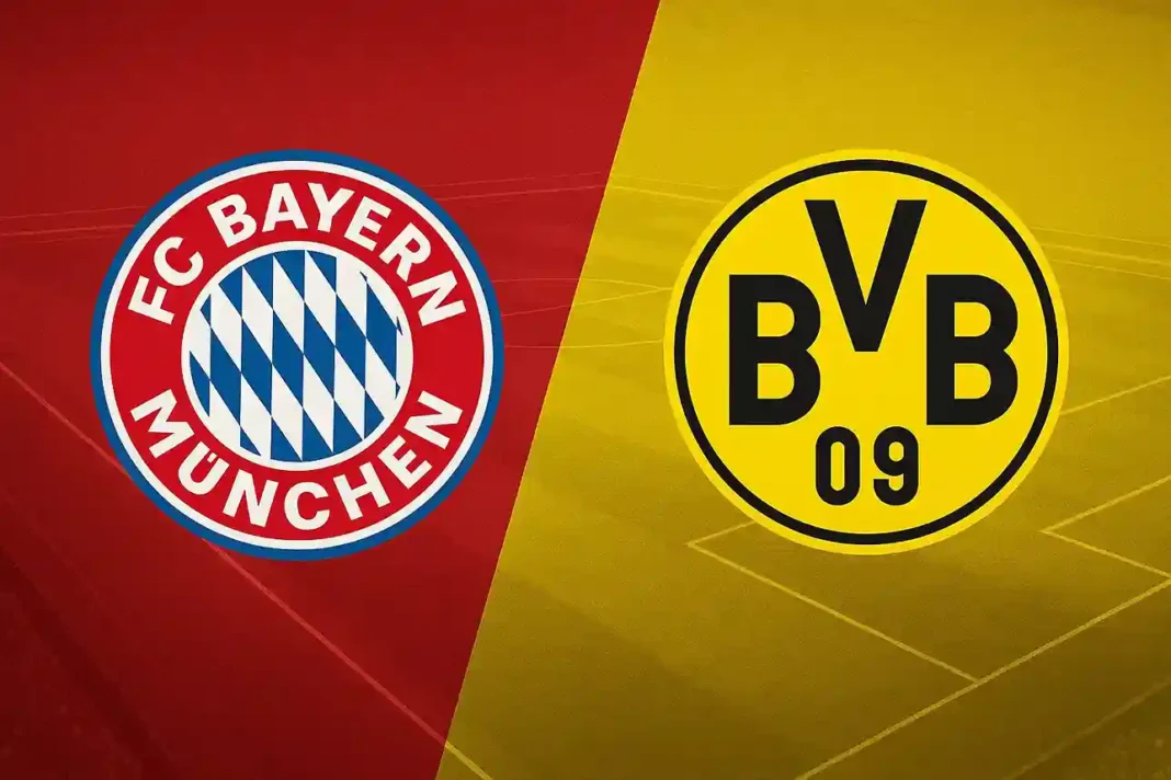 dortmund-bayern-duell-fussball Dortmund gegen Bayern im epischen Fußball-Duell – Stadion, Spieler und Fans in Aktion