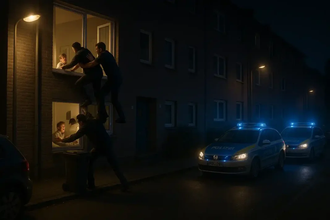 Einbruch in Köln-Niehl: Vater und Sohn überwältigen Einbrecher, nachdem der neunjährige Sohn Alarm schlug. Polizei ermittelt.