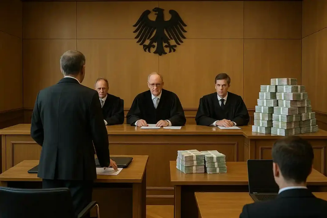 Frankfurter Oberlandesgericht beschlagnahmt eingefrorene russische Vermögen im Wert von 720 Millionen Euro.