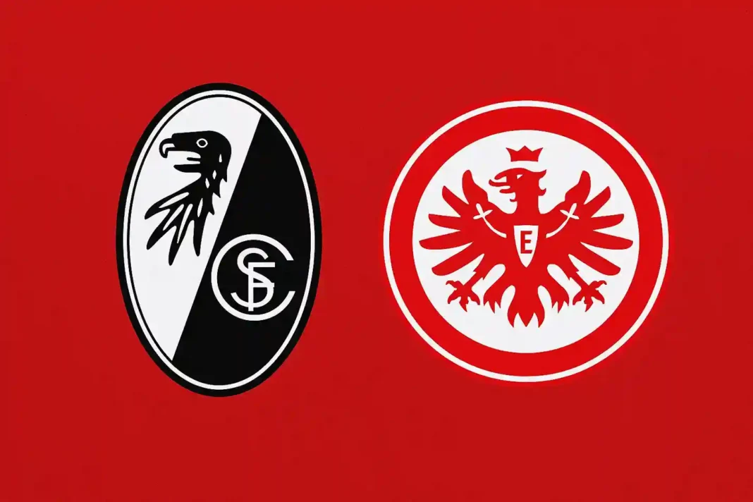 freiburg-vs-eintracht-frankfurt Freiburg gegen Eintracht Frankfurt in der Bundesliga 2025, Spieler beim Angriff