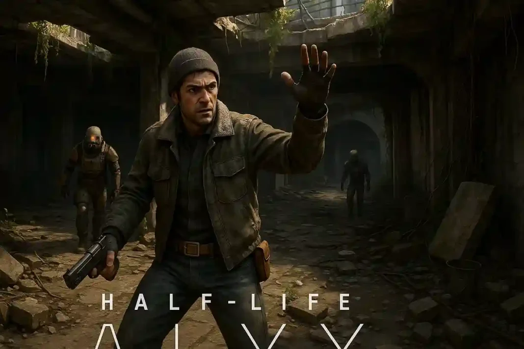 Half-Life: Alyx VR Gameplay – Alyx Vance kämpft gegen die Combine in intensiven virtuellen Umgebungen