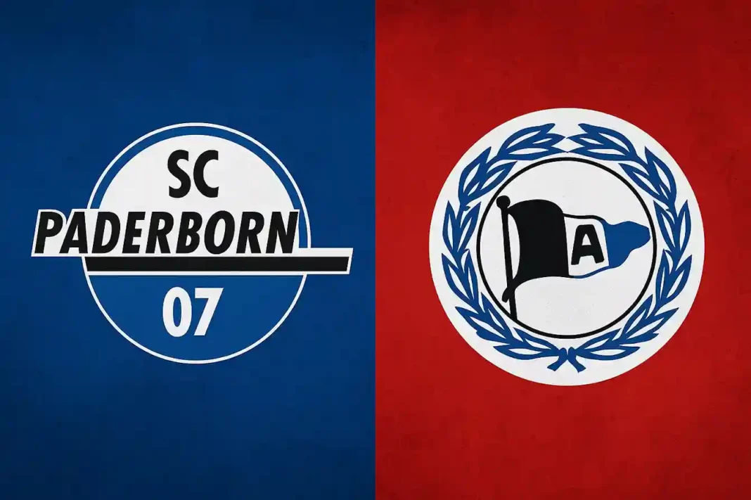 Paderborn gegen Arminia Bielefeld im Duell der 2. Bundesliga am 18. Oktober 2025 in der Benteler-Arena