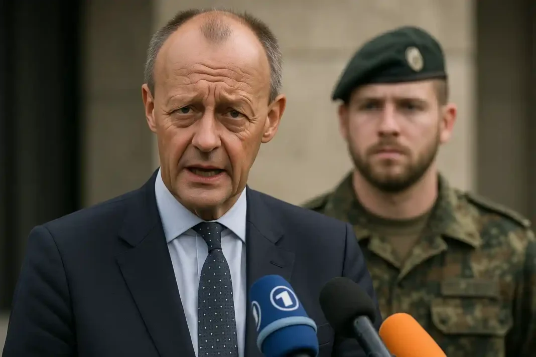 Friedrich Merz spricht über das Pflichtjahr für junge Deutsche und die Zukunft der Bundeswehr.