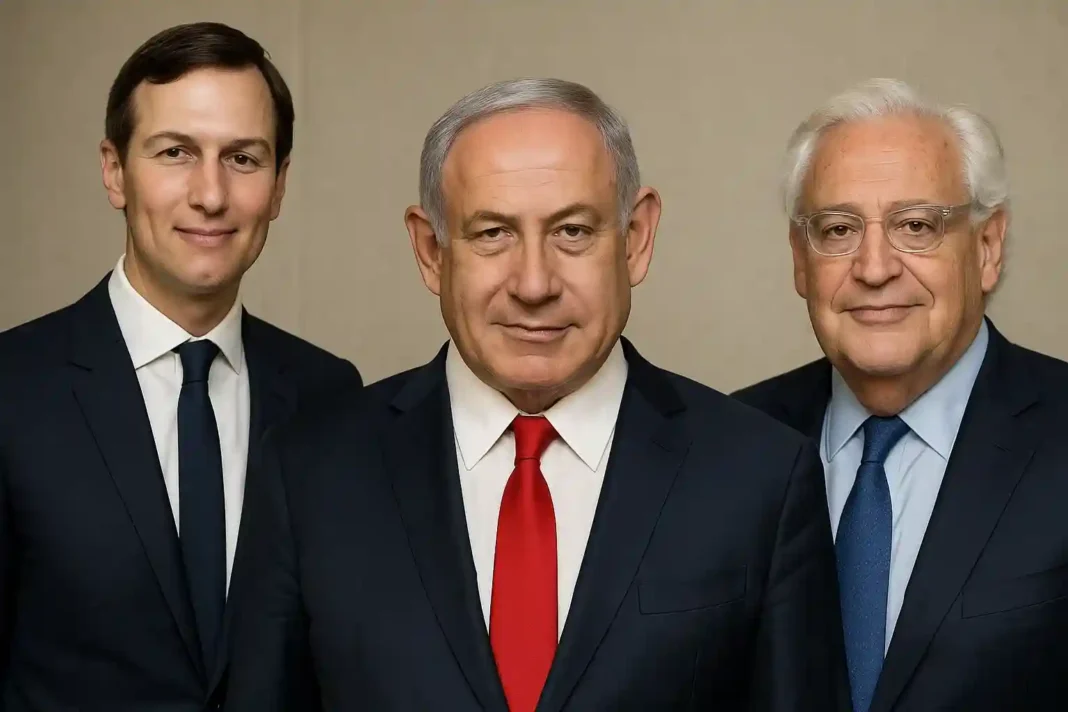 trump-gaza-waffenstillstand US-Präsident Donald Trump und Israels Premierminister Benjamin Netanyahu einigen sich auf Waffenstillstand in Gaza 2025.