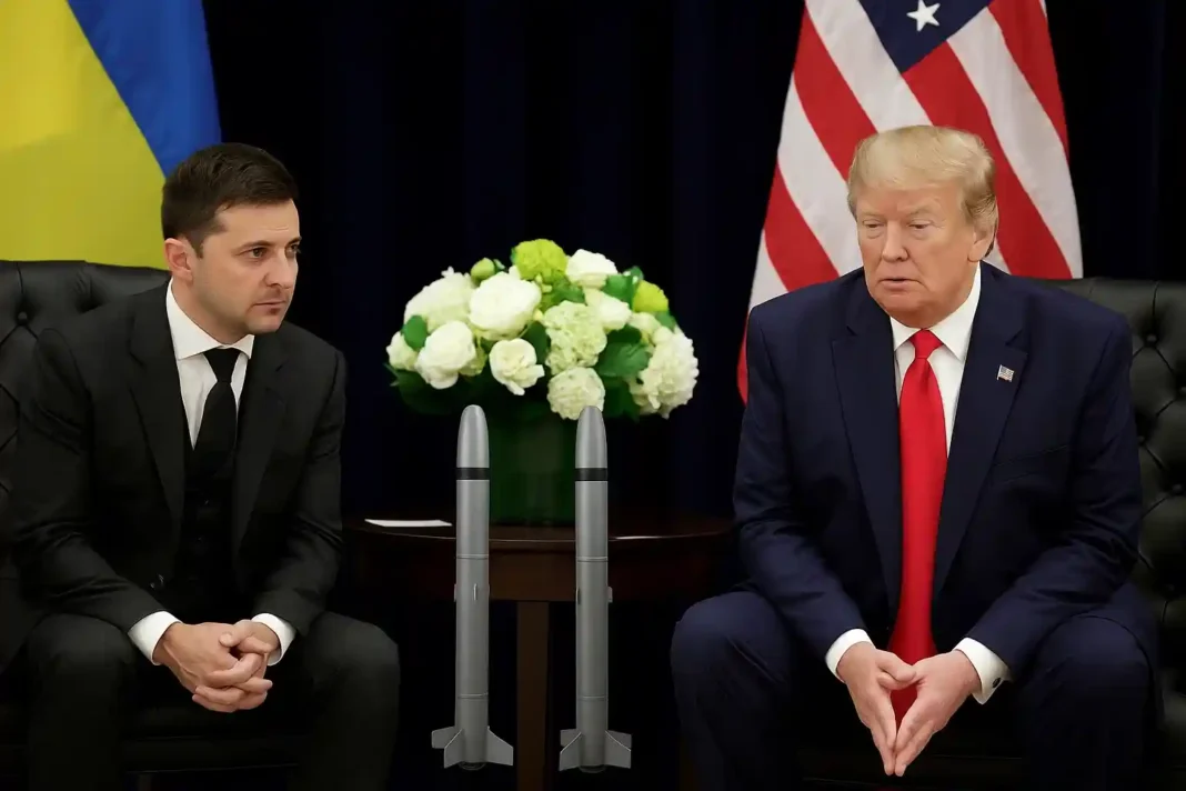 Präsident Trump und Präsident Zelenskyj diskutieren über Tomahawk-Raketen und Strategien zur Ukraine.