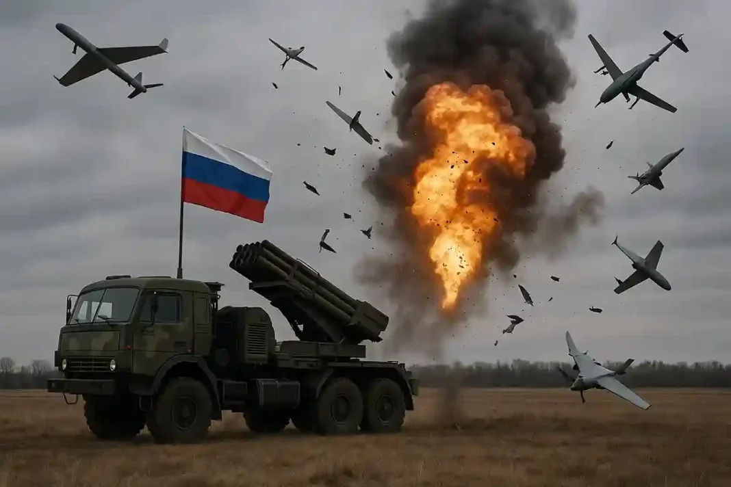 ukraine-russland-drohnenkrieg Russische Streitkräfte zerstören 32 ukrainische Drohnen – Eskalation im Oktober 2025