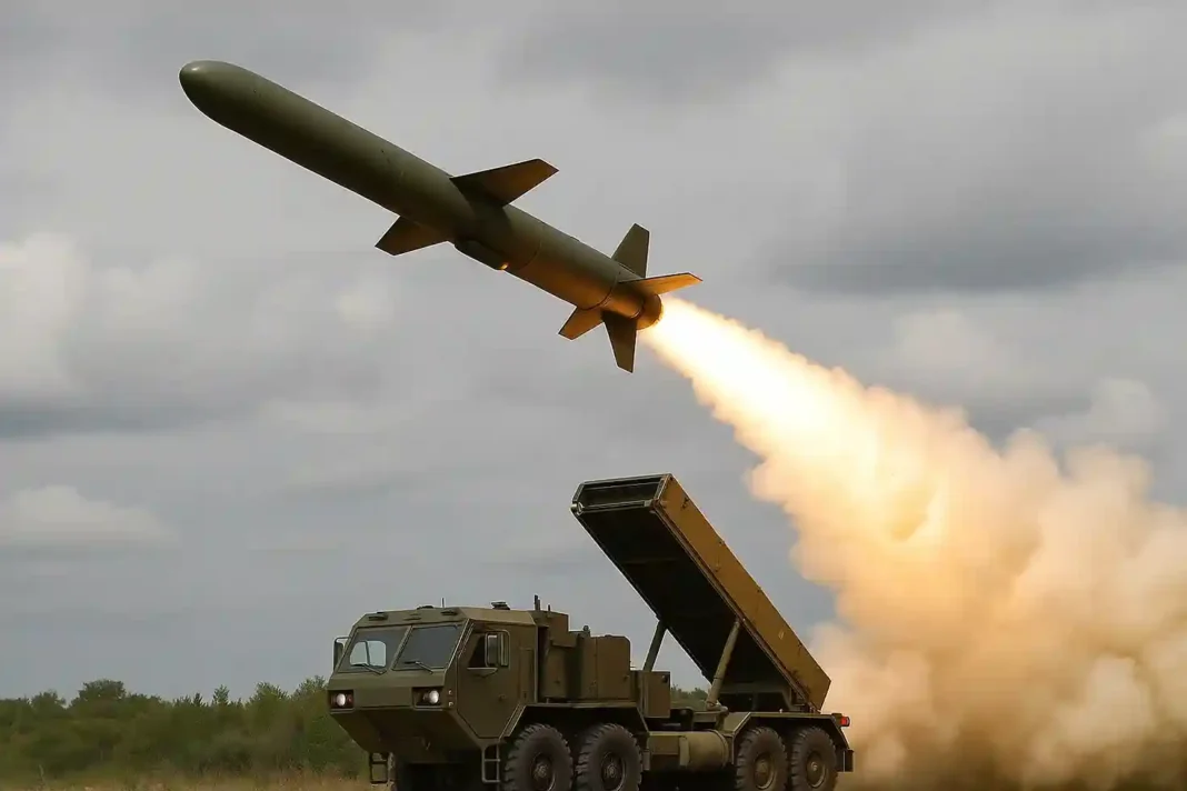 ukraine-tomahawk-raketen-krieg Tomahawk-Raketen über ukrainischem Schlachtfeld, Darstellung der militärischen Lage 2025