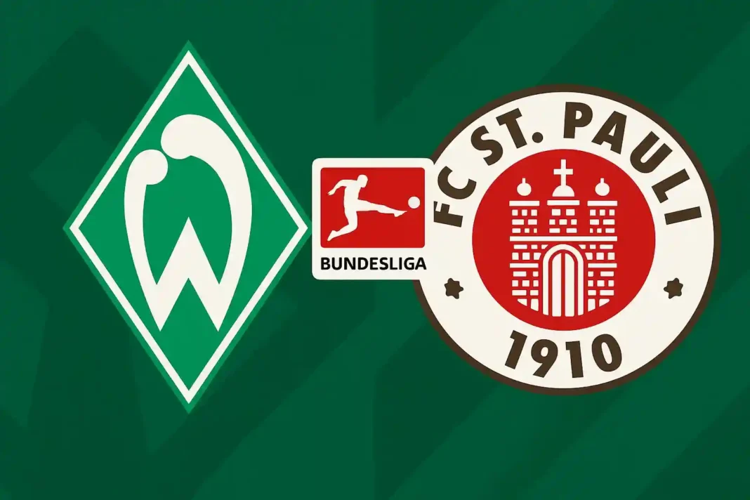 Spielszene von Werder Bremen gegen St. Pauli in der Bundesliga 2025