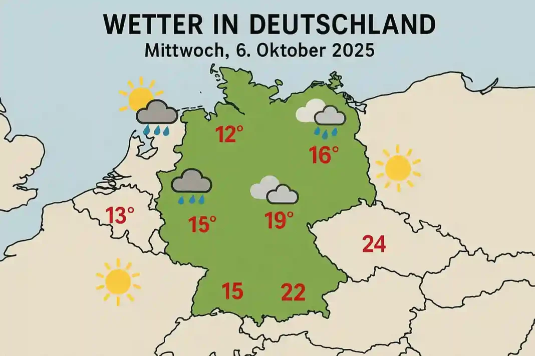 wetter-deutschland-6-oktober-2025 Wettervorhersage Deutschland 6. Oktober 2025 – Regen, Sonne, Temperaturen
