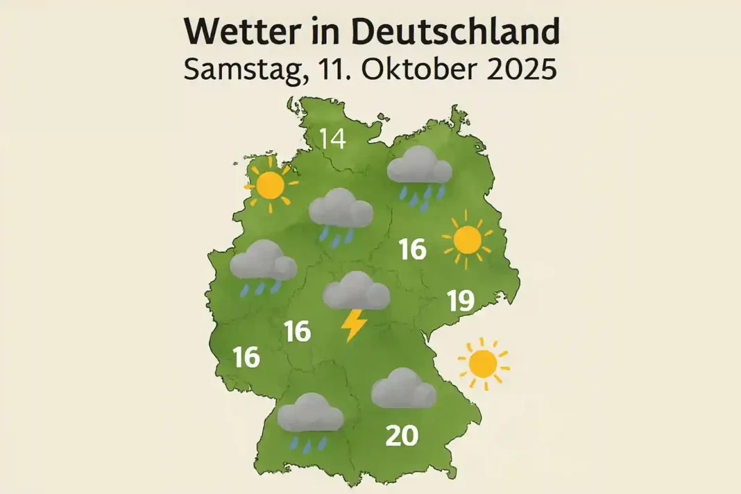 Wettervorhersage für Hamburg am 11. Oktober 2025 mit Sonne und leichten Wolken
