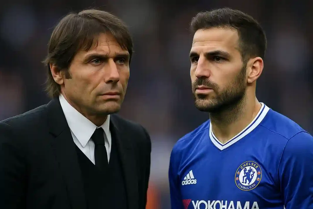 Antonio Conte vs. Cesc Fàbregas Antonio Conte und Cesc Fàbregas geraten an der Seitenlinie beim Spiel Napoli gegen Como aneinander.