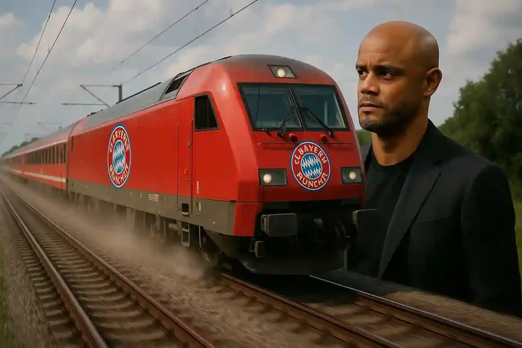 Bayern München strebt Rekord in der Bundesliga Bayern-München-Spieler feiern Tor gegen Paris Saint-Germain in der Champions League, Symbol für Siegesserie und Rekordstreben.