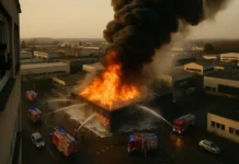 Großbrand in Bielefeld: Lagerhalle in Flammen – Bevölkerung wegen giftigem Rauch gewarnt Bielefeld 29.11.2025: Schwerer Großbrand in einem Metallbetrieb in Altenhagen. Starke Rauchentwicklung – Anwohner sollen Fenster und Türen geschlossen halten.