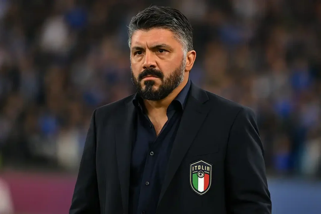 "Italienische Nationalmannschaft Spieleraufstellung für die WM-Qualifikationsspiele 2026, Trainer Gennaro Gattuso präsentiert Kader"