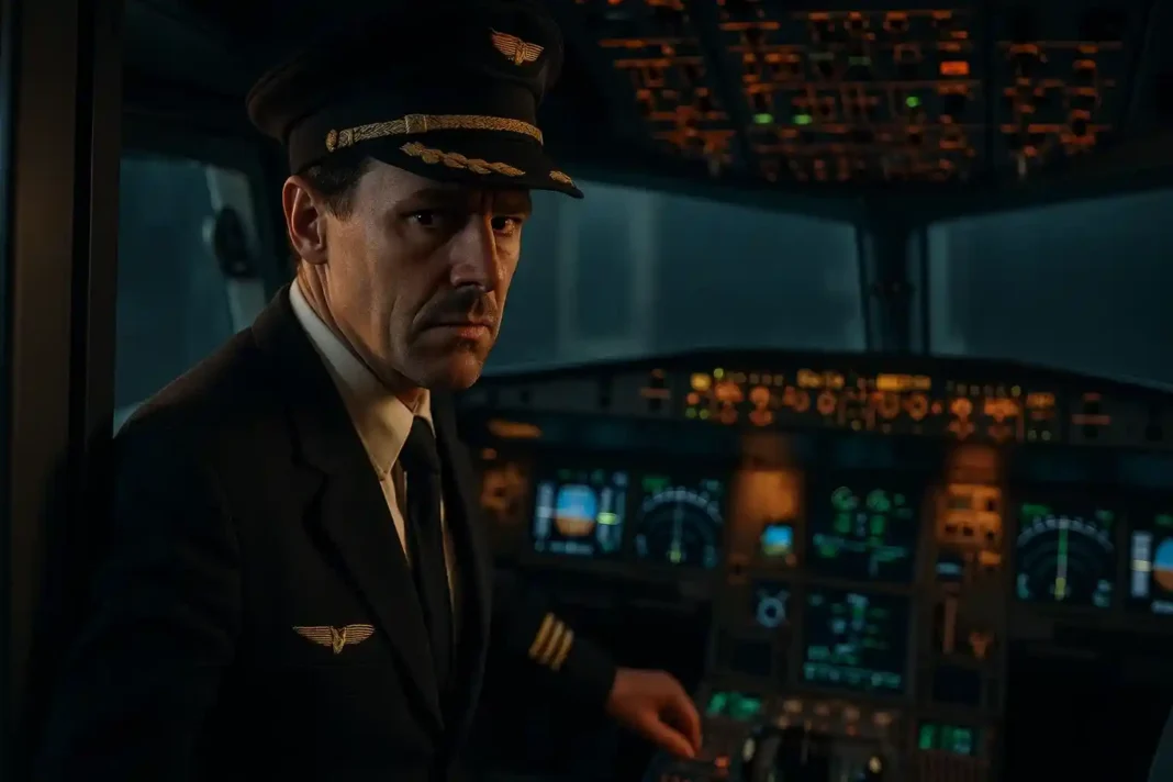 Pilotenskandal in Europa Falscher Kapitän „Cockpit eines Verkehrsflugzeugs – Symbolbild zum europäischen Pilotenskandal rund um einen Kapitän mit gefälschten Lizenzen.“