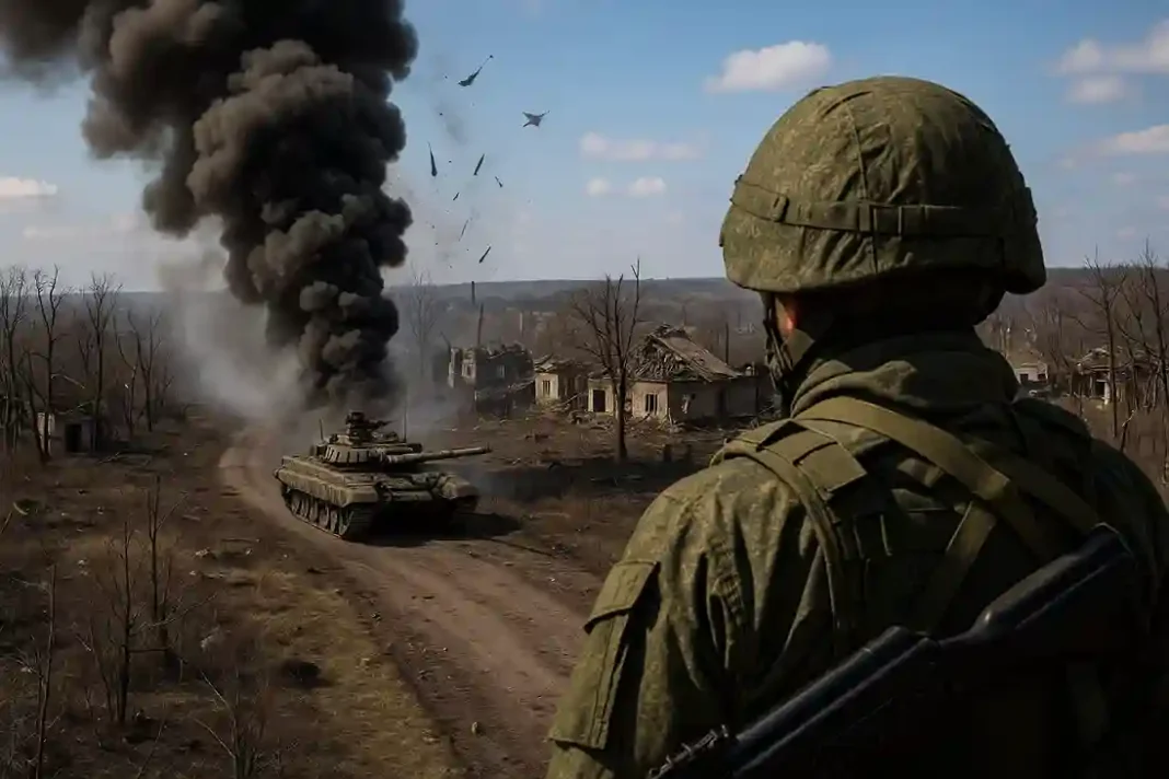 Russland Luftabwehr zerstört 85 Drohnen Russische Luftabwehr zerstört 85 ukrainische Drohnen über Donetsk, während russische Truppen in Pokrowsk Fortschritte erzielen; Explosion in Sterlitamak.