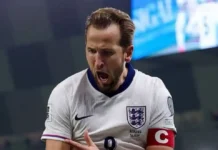 England gewinnt 2:0 gegen Albanien – WM-Qualifikation 2026 Spielszene aus dem WM-Qualifikationsspiel Albanien gegen England 2026, Tore von Harry Kane