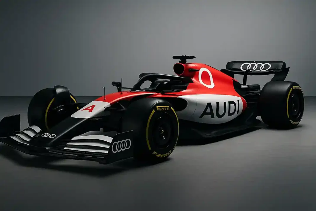 Audi R26 Formel 1 2026 – Enthüllung des futuristischen Hybrid-Rennwagens