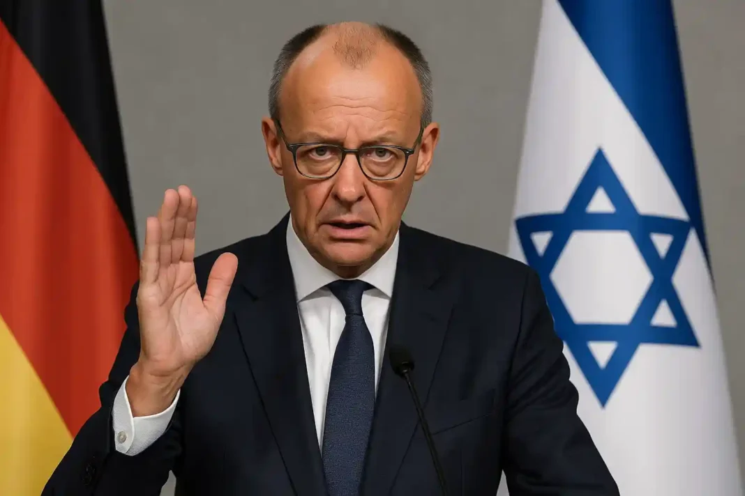 Bundeskanzler Friedrich Merz und Premierminister Benjamin Netanjahu besprechen Waffenexporte und Friedensbemühungen.