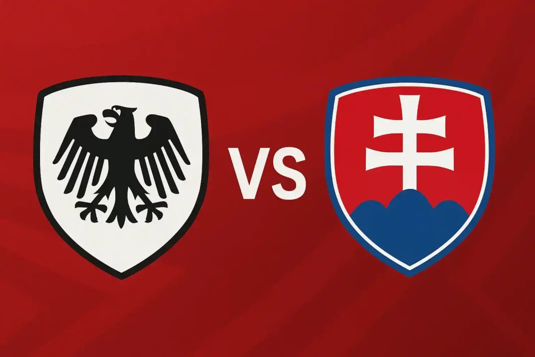 Deutschland gegen Slowakei im WM-Qualifikationsspiel 2026 in der Red Bull Arena Leipzig mit Aufstellungen und Statistiken.