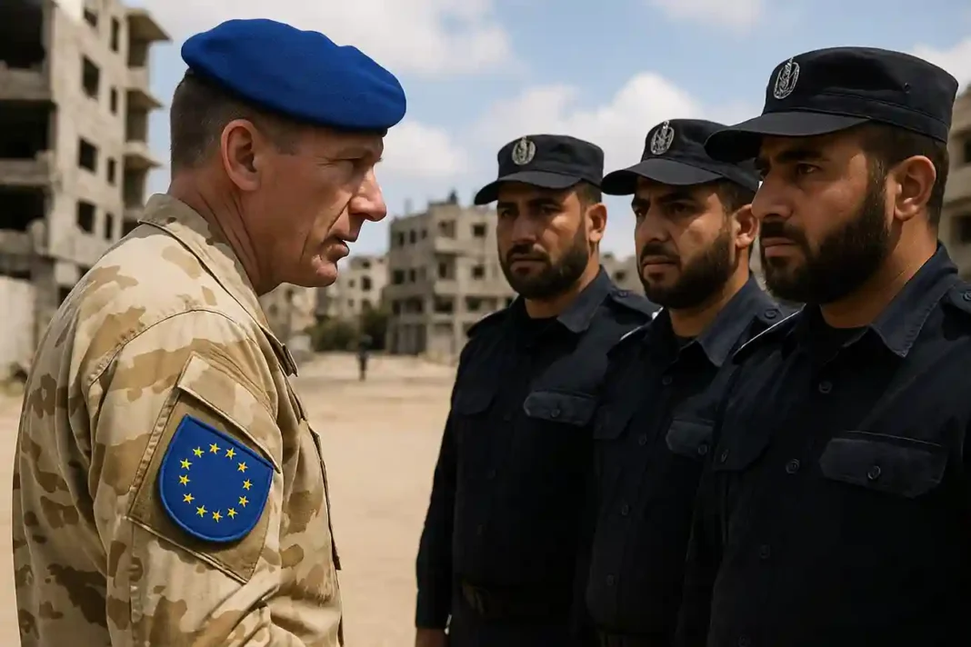 eu-gaza-polizeiausbildung EU bereitet Ausbildung von 3.000 Polizeikräften im Gazastreifen zur Stabilisierung nach dem Krieg vor