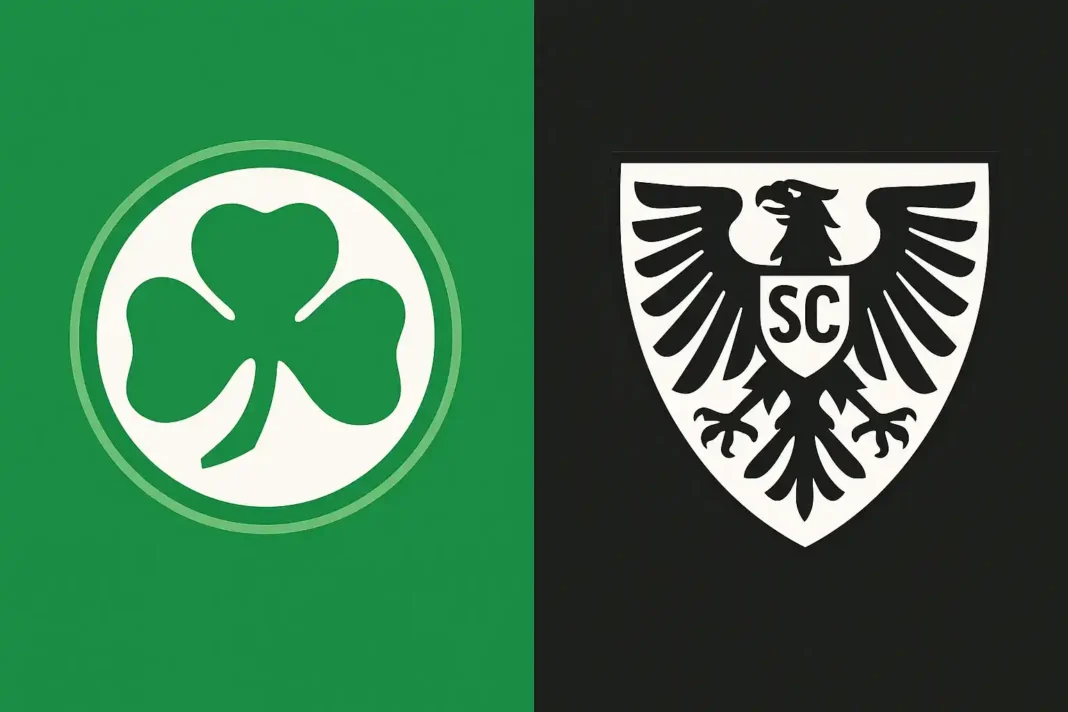 Greuther Fürth gegen Preußen Münster – 2. Bundesliga 2025 Spielvorschau und TV-Übertragung live